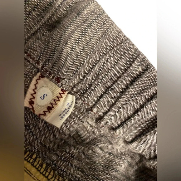 Anthropologie Hei Hei 100% Linen Tapered Jogger Pants - Picture 9 of 12